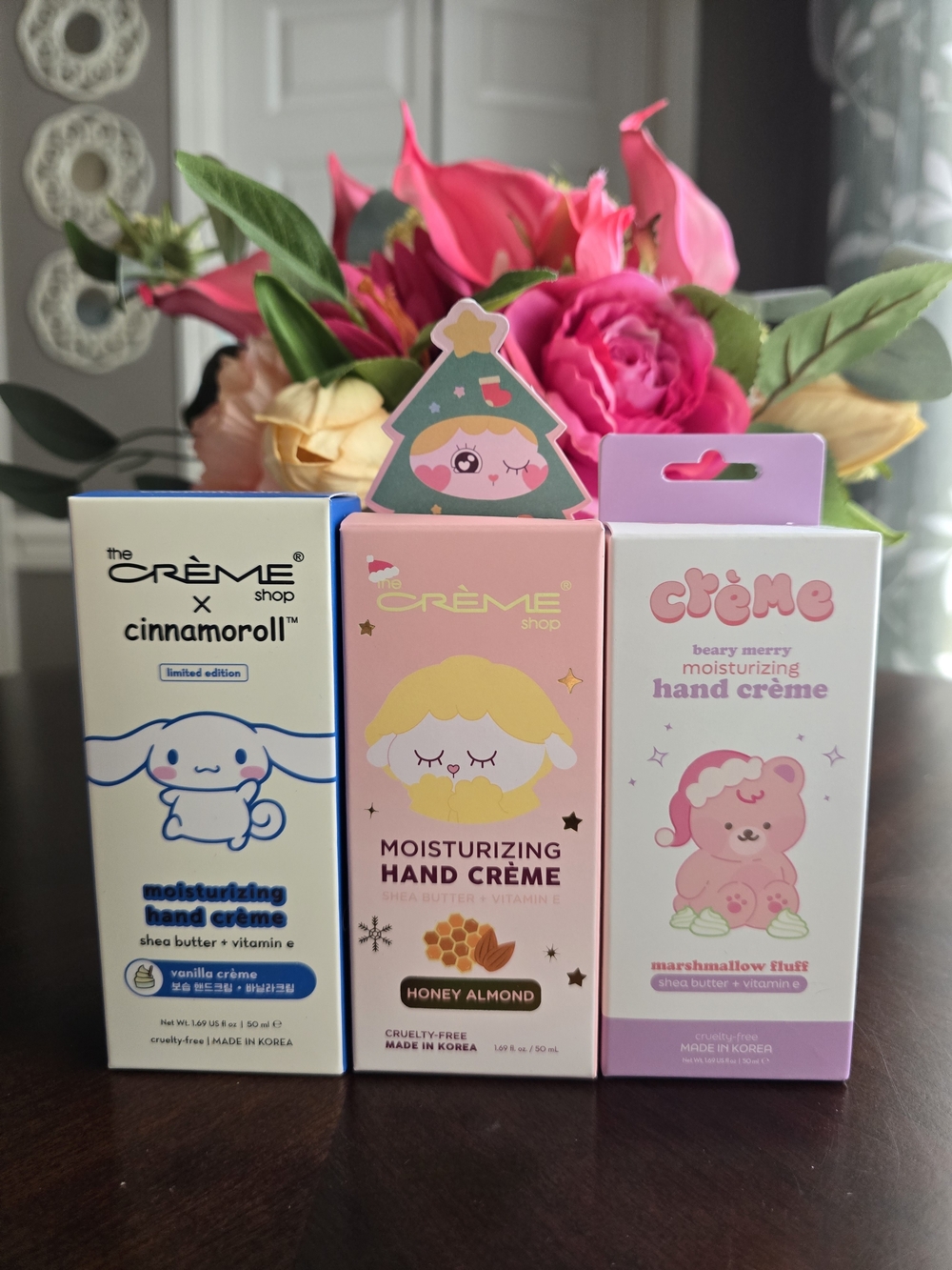 The Creme Shop Moisturizing Hand Crème Trio - Cinnamoroll Honey Almond Marshmall